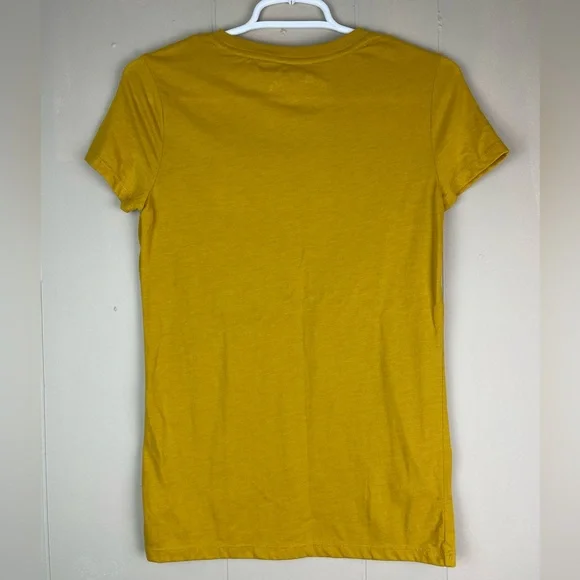 Aeropostale Yellow Classic Crew New York Graphic Tee Juniors Size Medium - Picture 4 of 4